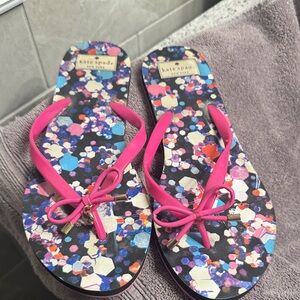 Kate Spade Multicolor Confetti Sandals